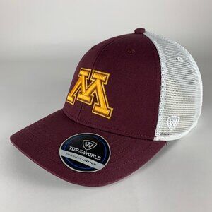 Minnesota Golden Gophers NCAA Maroon Top of the World Snapback Trucker Hat New